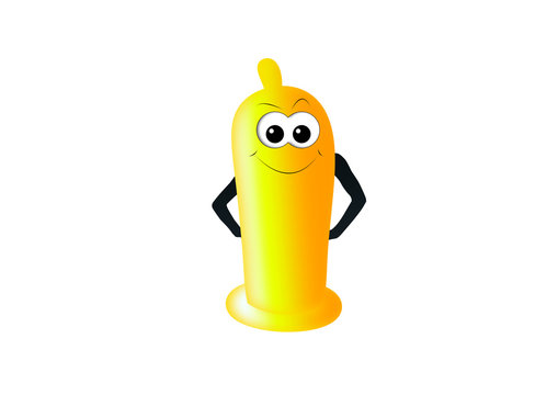 Kondom mit Gesicht / Comdom Face