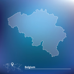 Map of Belgium