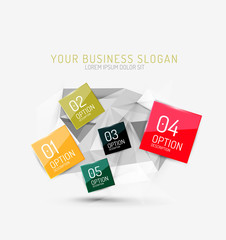 Vector fresh business abstract infographic