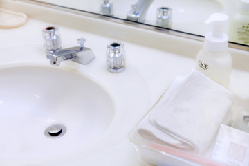 ホテルの洗面台