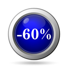 60 percent discount icon