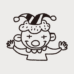 doodle clown
