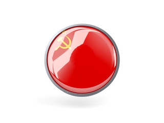 Round icon with flag of ussr