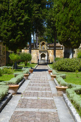 Beautiful gardens of an Italian Villa
