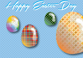vector colorful easter eggs