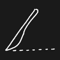 Scalpel doodle drawing