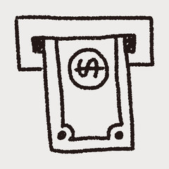 ATM doodle drawing