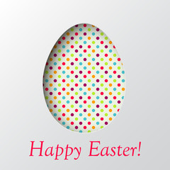 Happy Easter celebrations greeting card design