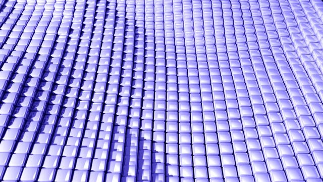 Cube grid patterns wobble abstract background blue purple