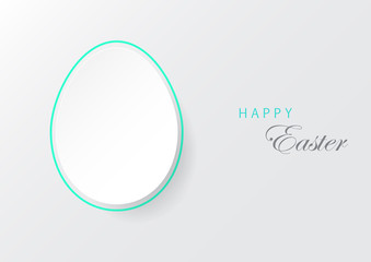 Happy Easter celebrations greeting card design