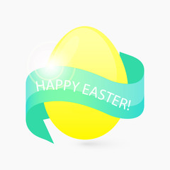 Happy Easter celebrations greeting card design