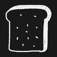 toast doodle drawing