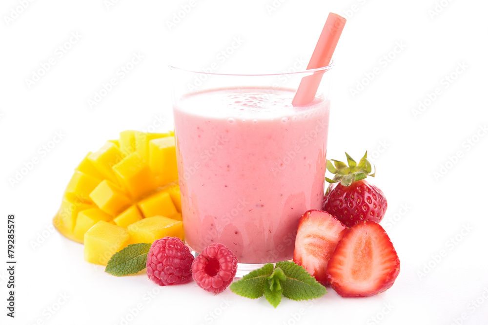 Sticker fruit juice, smoothie