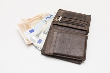 wallet with banknotes