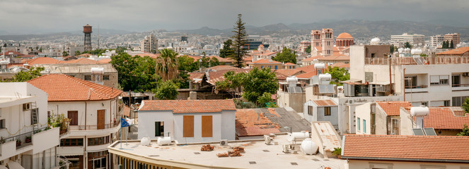 Limassol. Cyprus. Panorama of old town