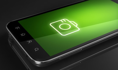 Camera sign icon concpet