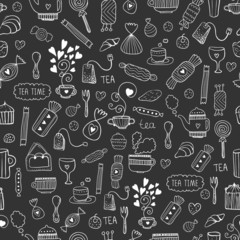 Vector tea background