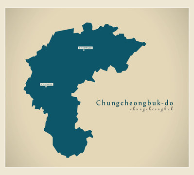 Modern Map - Chungcheongbuk KR