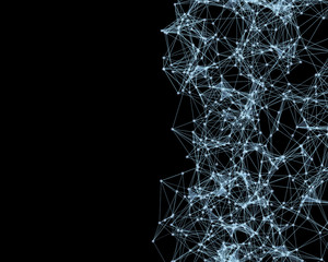 White cybernetic particles