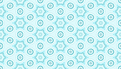 Abstract seamless pattern in Moroccan style