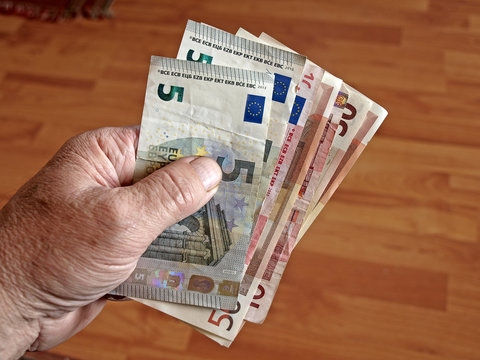Euro banknotes