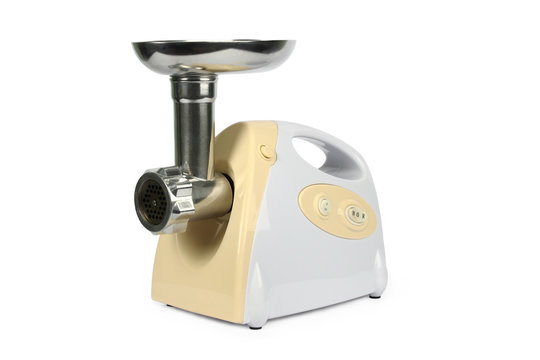 Mincing-machine, isolation on a white background