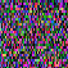 Colorful pattern with chaotic pixels