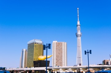 Sky Tree and Sumida River