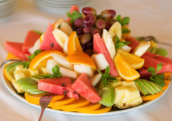 Fresh fruit party plate