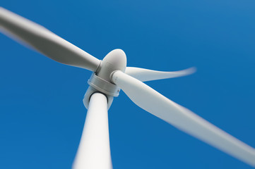 Close up of a wind turbine © kirill_makarov