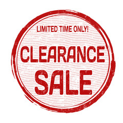 Clearance sale stamp