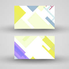 Fototapeta premium Vector business-card set for your design