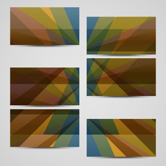 Vector business-card  set for your design