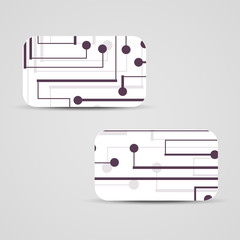 Vector business-card  set for your design