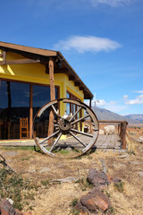 Fototapeta na wymiar South Patagonia farmland