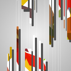 Futuristic background, geometric illustration.