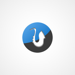 Saxophone web icon