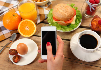 mobile and food
