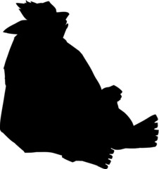 Silhouette of Troll