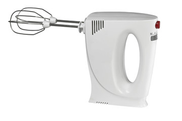 Electric mixer on white background isolated