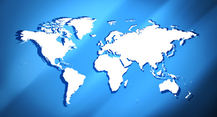 Fototapeta na wymiar Earth continents map global background