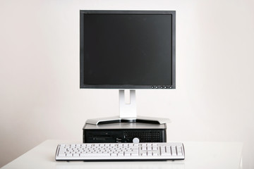 Fototapeta premium Schreibtisch mit Computer