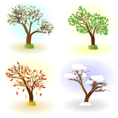 Four seasons of love
