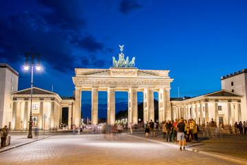 Berlin - AUGUST 4, 2013: Brandenburg Gate on August 4 in Germany