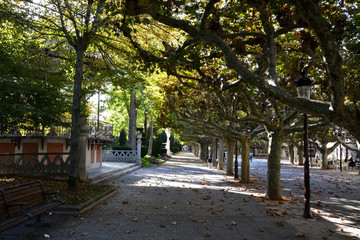 Paseo del Espolón en Burgos