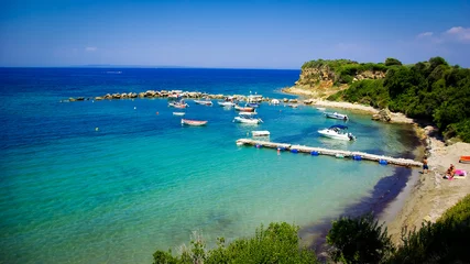 Foto op Plexiglas A beauty beach in Zakynthos, Greece. © Lucian Bolca