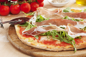 Fresh homemade pizza