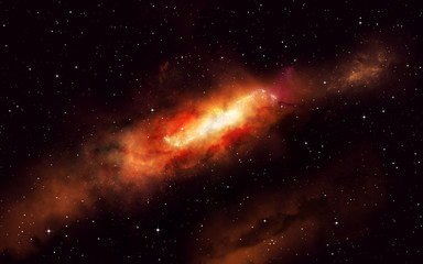 Obraz na płótnie Canvas Space Starfield