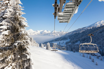View from Chair Lift - obrazy, fototapety, plakaty