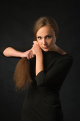 Fototapeta premium Sensual woman bride